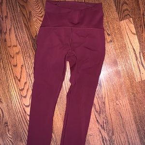Lululemon high waisted leggings size 4